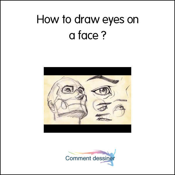 How to draw eyes on a face